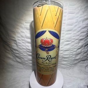 Custom Sublimation Tumbler Crown Royal Alcohol Drink 20oz
